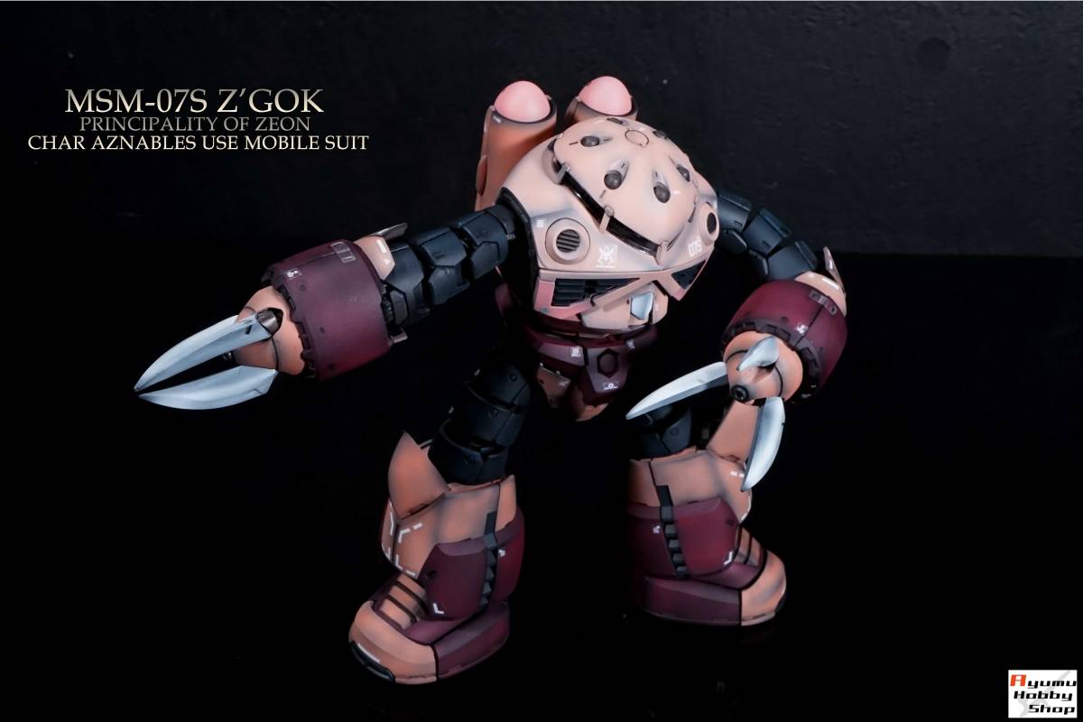 1/144 RG MSN-07S シャア専用ズゴック/Z'GOK ■機動戦士ガンダム■【塗装/完成品】シャア・アズナブル