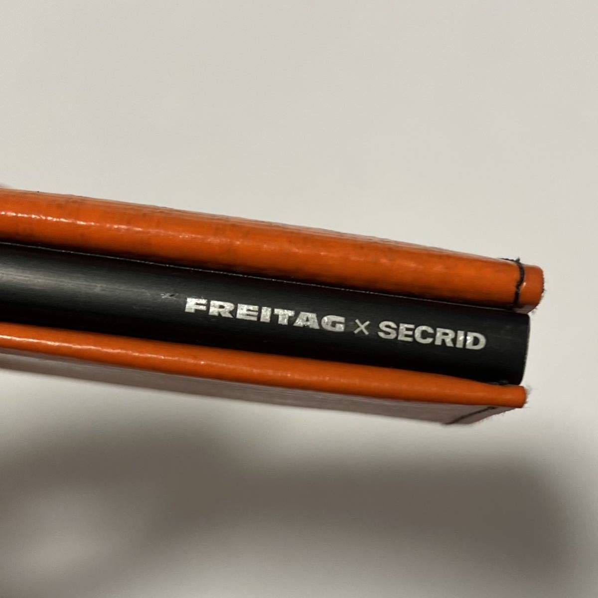 FREITAG × SECRID フライターグ Cardprotector Wallet カードウォレット 財布 カードケース オレンジ色 ユニセックス_画像3
