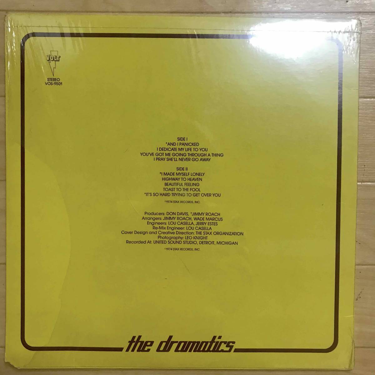 【名盤】LP レコード THE DRAMATICS／DRAMATICALLY YOURS US盤 スウィートソウル デトロイトソウル USブラックディスクガイド掲載_画像2