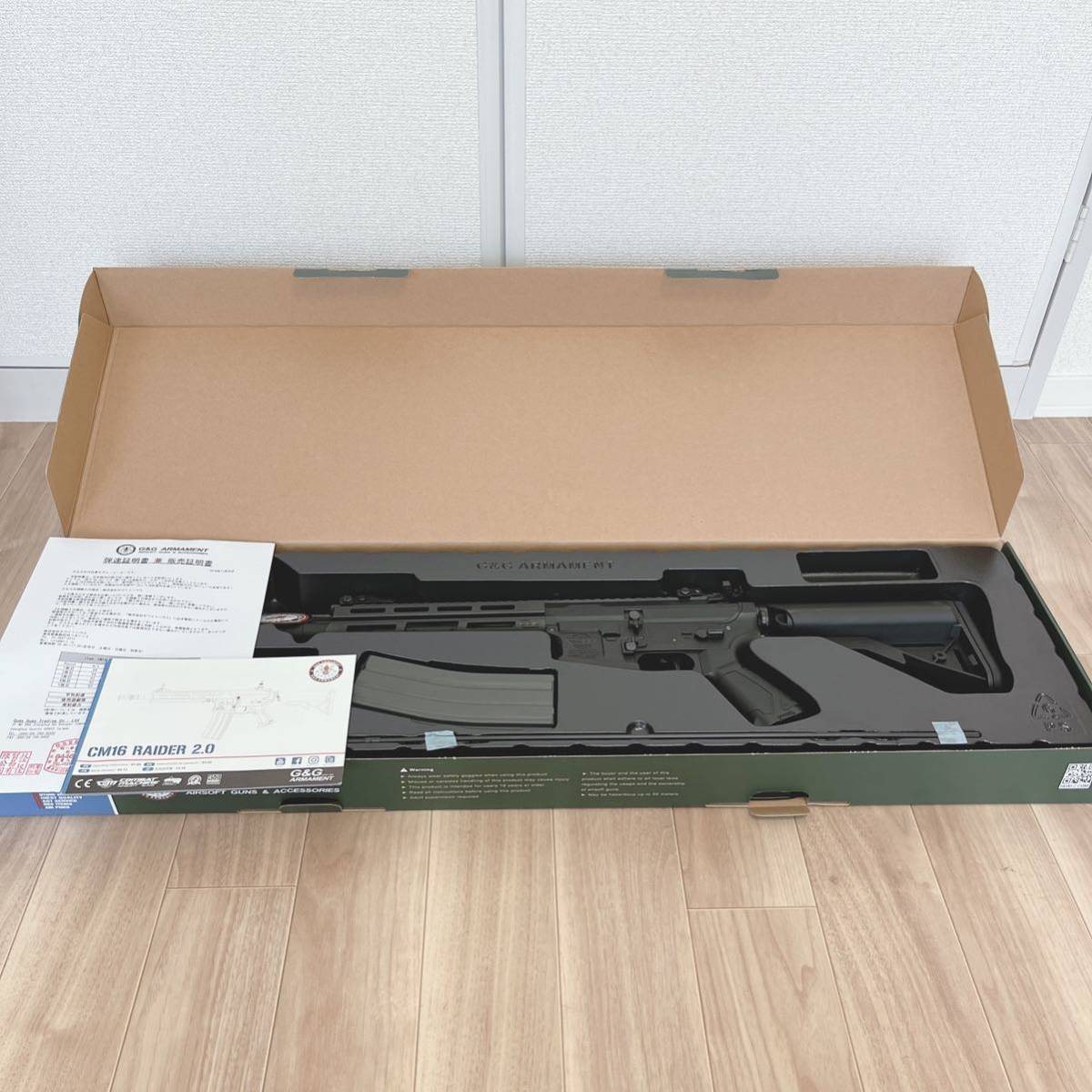 極美品☆G&G ARMAMENT◇CM16 RAIDER 2.0◇電動ガン-