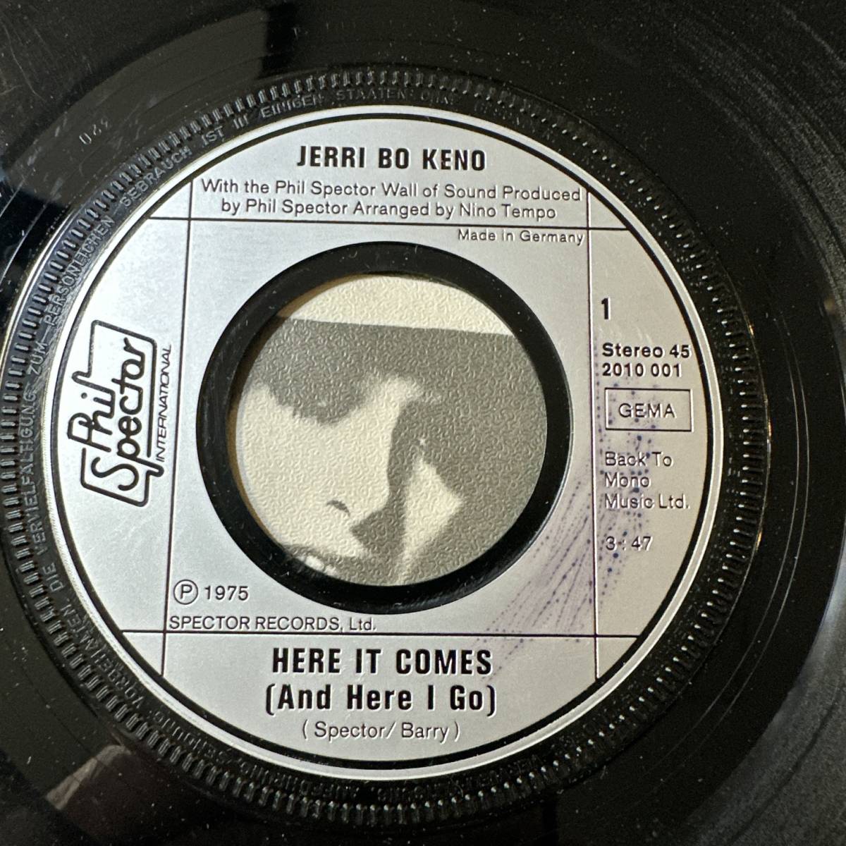 Jerri Bo Keno - Here It Comes (And Here I Go)* Germany ORIG 7"* Phil Spector *ronetsu* sound wall * wall ob sound 