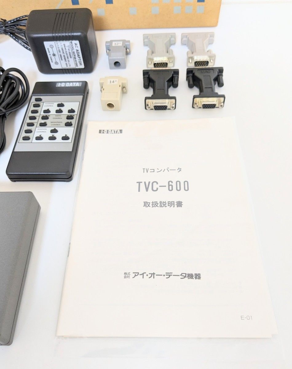 アイ・オー・データ機器 I-O DATA TVコンバータ リモコン標準添付 TVC-600 PC-9800 希少品 レトロ家電