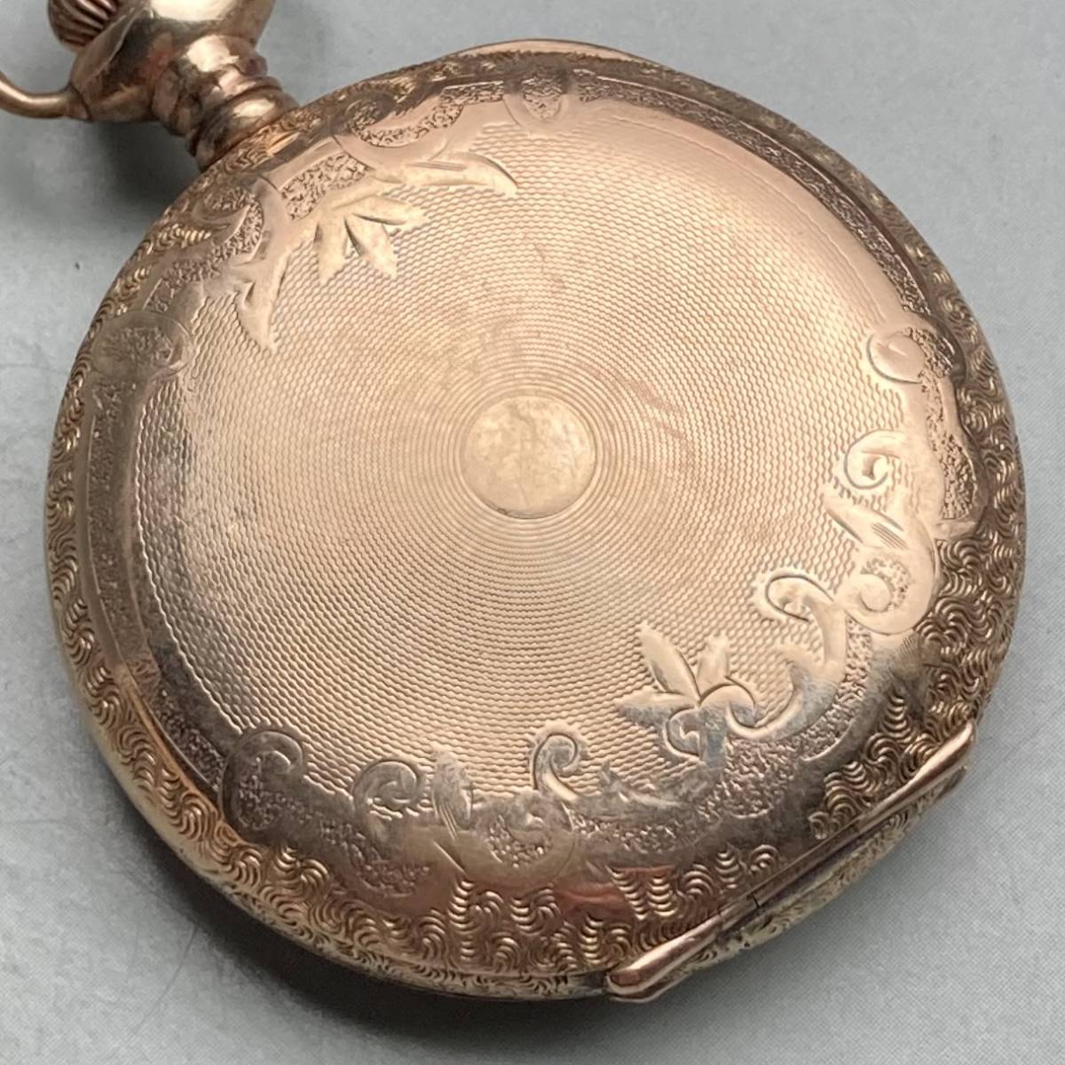 動作品】エルジン ELGIN アンティーク 懐中時計 手巻き ハンターケース