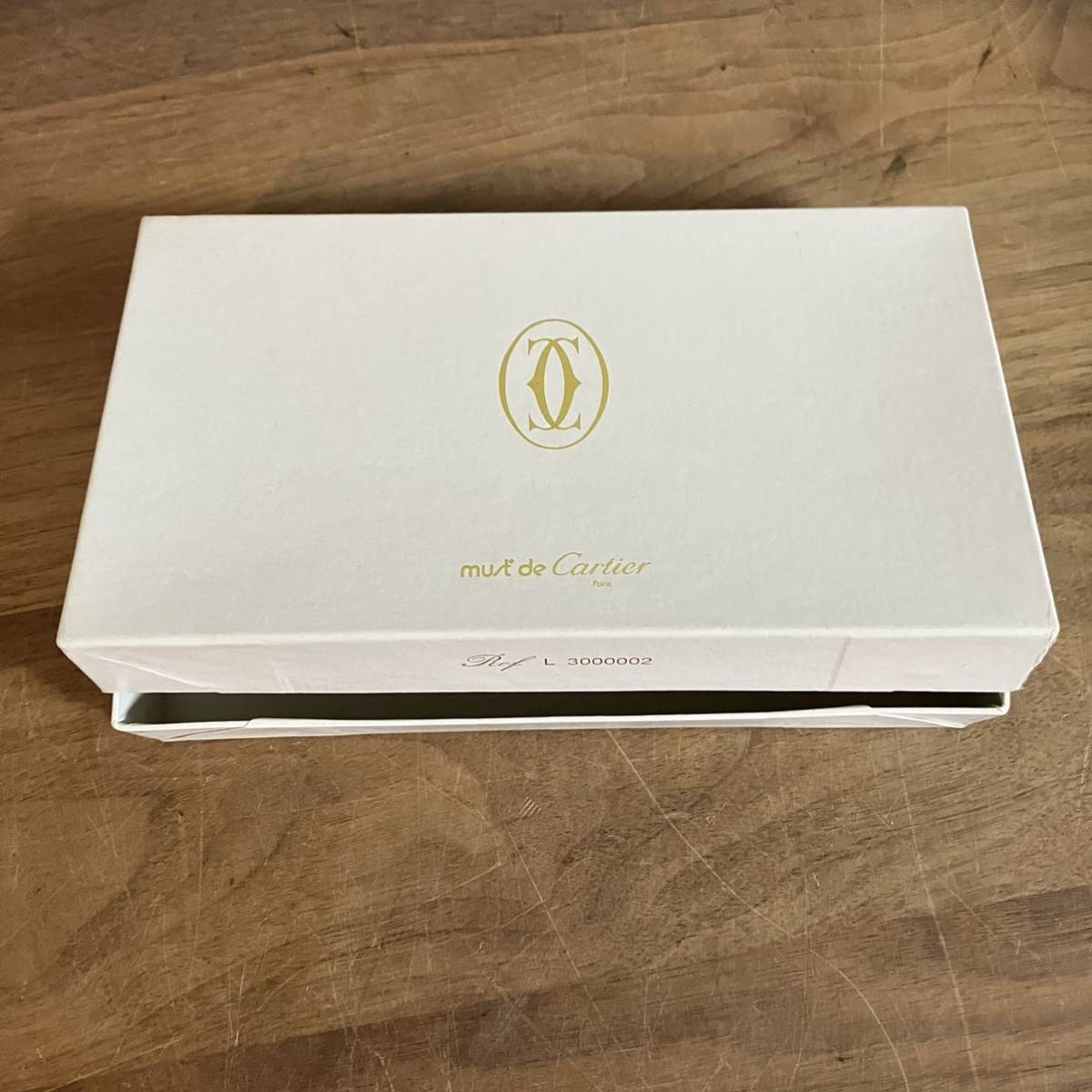 未使用 保管品 Cartier マストライン がま口 長財布 ギャランティ