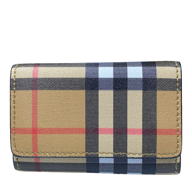 BURBERRY バーバリー 小物 6連キーケース チェック柄 レザー ブラウン系