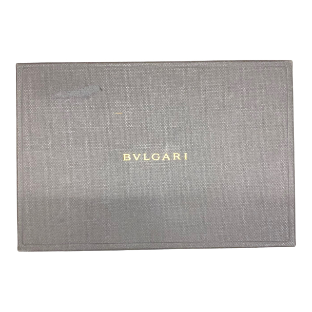 BVLGARI ブルガリ パレンテシ ラインストーン パイソン クラッチバッグ