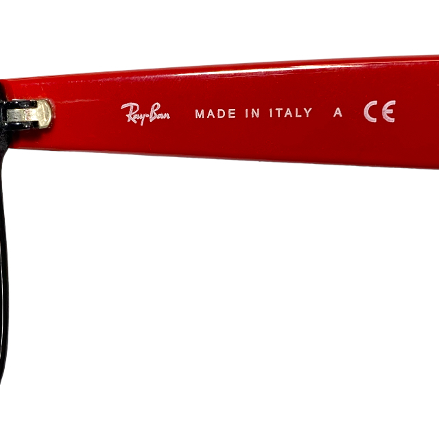 Ray-Ban RayBan small articles Wayfarer sunglasses RB3384 I wear glasses glasses Logo plastic red 