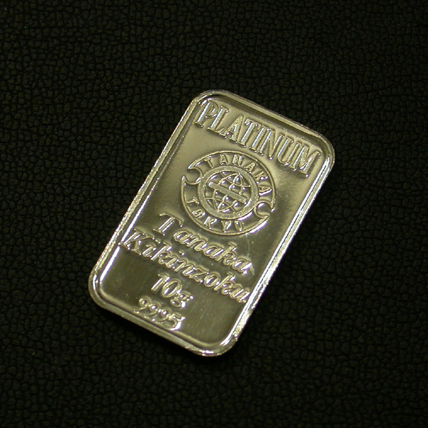 HI87*Pt1000 (999.5) original platinum rice field middle precious metal in goto platinum bar 10g 10 gram unused *
