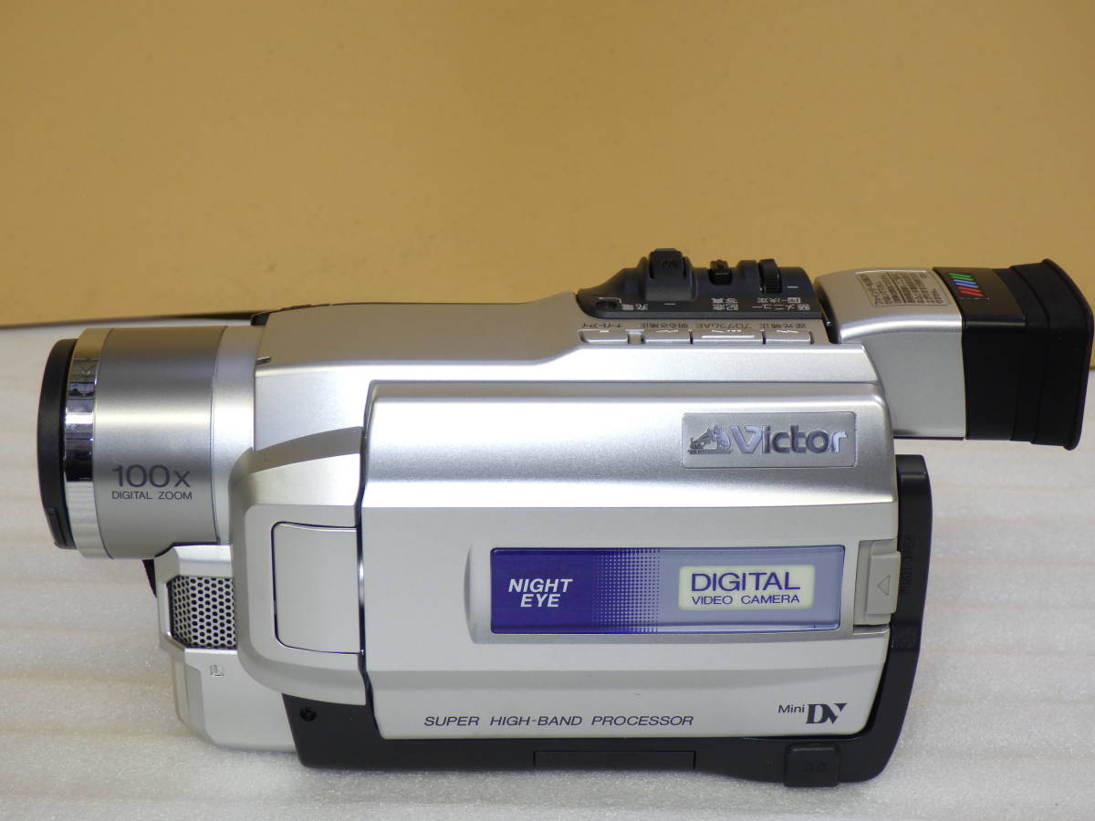 Victor ビクター Degital Video Camera デジタルビデオカメラ miniDV GR-DVA20K リモコン RM-V717 通電確認のみ #1912W23_画像5