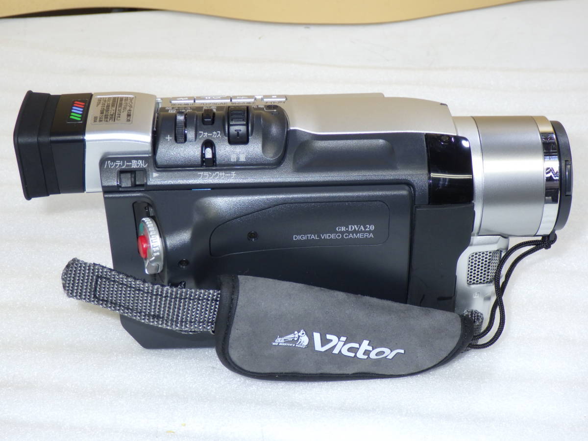 Victor ビクター Degital Video Camera デジタルビデオカメラ miniDV GR-DVA20K リモコン RM-V717 通電確認のみ #1912W23_画像9