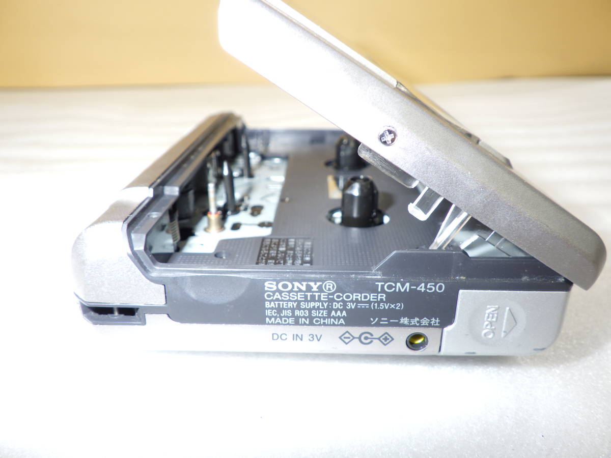 定番の冬ギフト SONY TCM-450 美品 再生 音出し 通電確認済み i9tmg.com.br