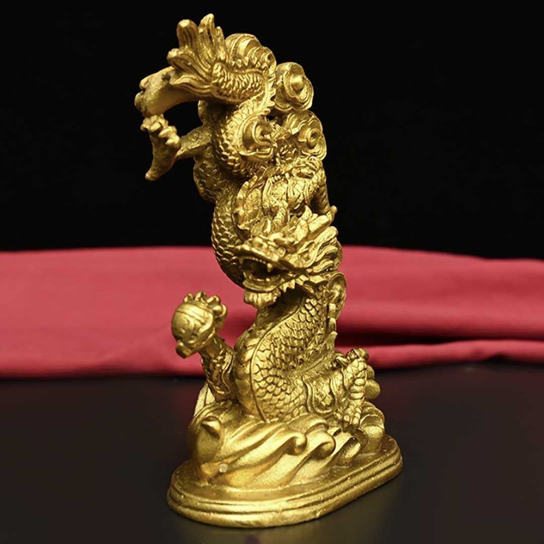 風水 鳳凰or龍 単品 ゴールド ドラゴン 置物 フェニックス 風水 鳳凰or龍 単品 ゴールド ドラゴン 置物 フェニックス