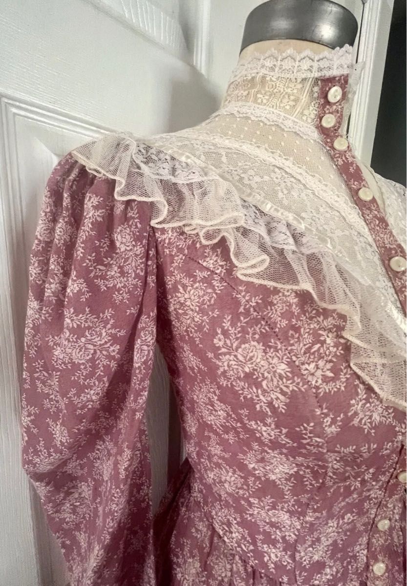 GUNNE SAX レア ドレス ヴィンテージ 1970年代 ガニーサックス 古着