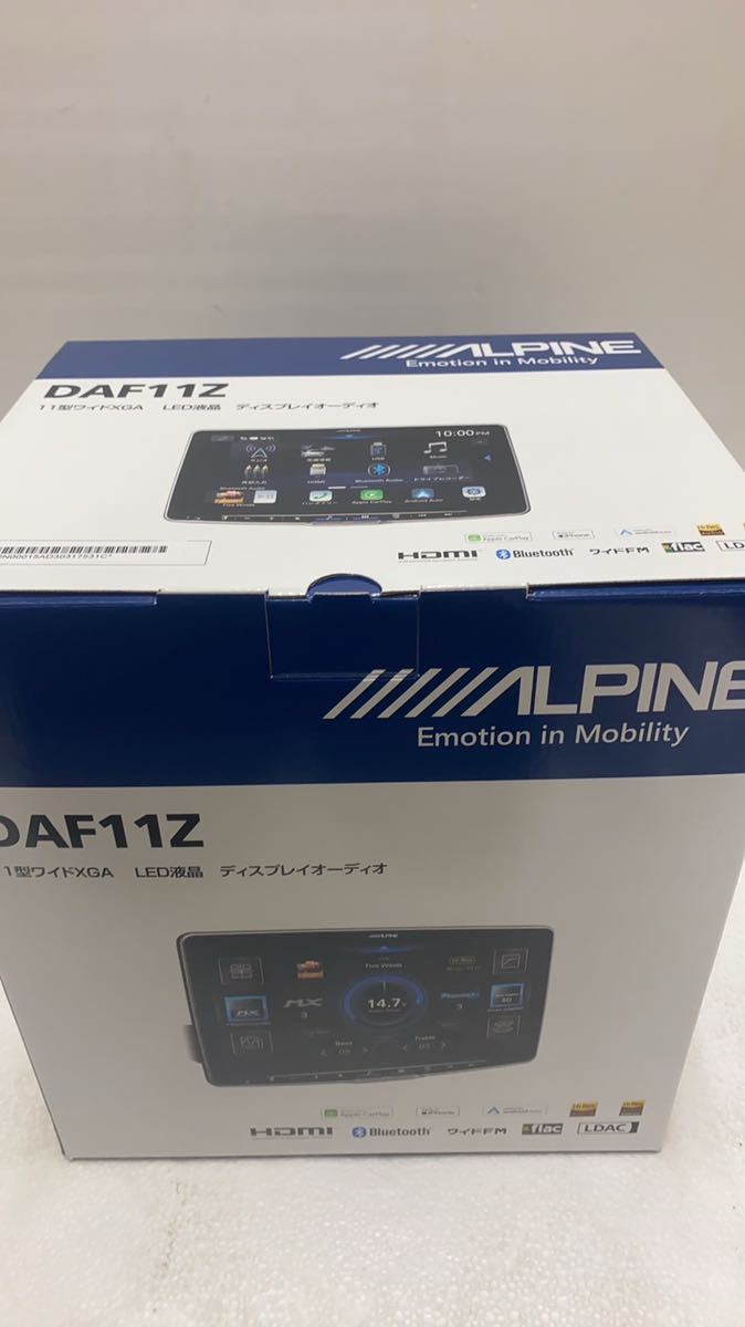送料無料 DAF11Z 電源コード付(KCE-GPH16)新品未開封 アルパイン