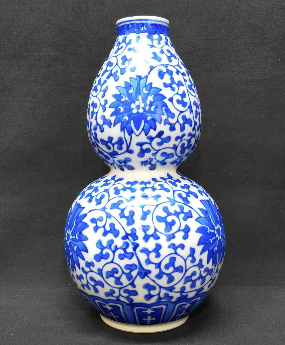 骨董品◇景徳鎮 景徳鎮製 花瓶 サイズ(約)H20㎝×W11㎝×D11㎝ 0609 中国