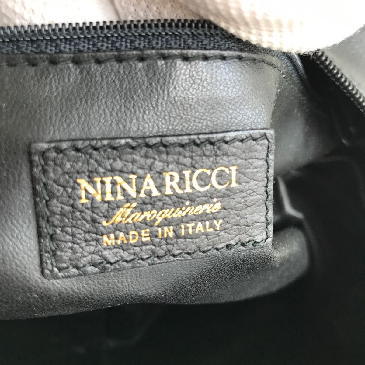 希少ニナリッチmaroquinerieミニボストンバッグシボ革NINA RICCI 希少ニナリッチmaroquinerieミニボストンバッグシボ革NINA RICCI