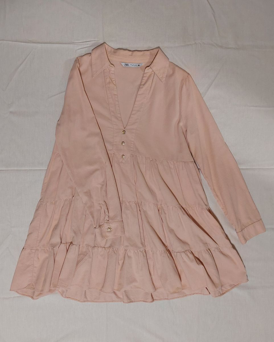 【ZARA】ショート ティアードワンピース エクリュ 3897/058/712 00881360712-p.jpg?ts=1744823055243