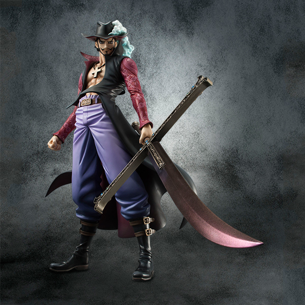 One Piece＆Hawk\x26#39;s Eyes Jura Cure Mihawk POP Figure動畫ONE PIECE全新漫畫 <Br> ワンピース ＆ 鷹の目 　ジュラキュールミホーク 　POP フィギュア　　アニメ　ONE PIECE 　新品　コミック