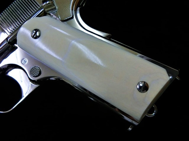 **[ valuable goods!!] genuine article ivory grip * full size Government for **M1911A1 M1911