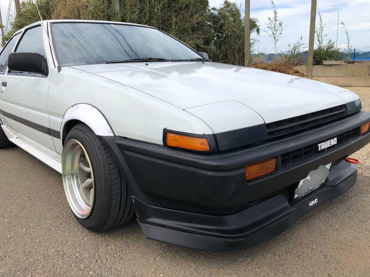 AE85 modified previous term 2 door Trueno AE86 EG MT OH settled old car prompt decision privilege equipped last exhibition 