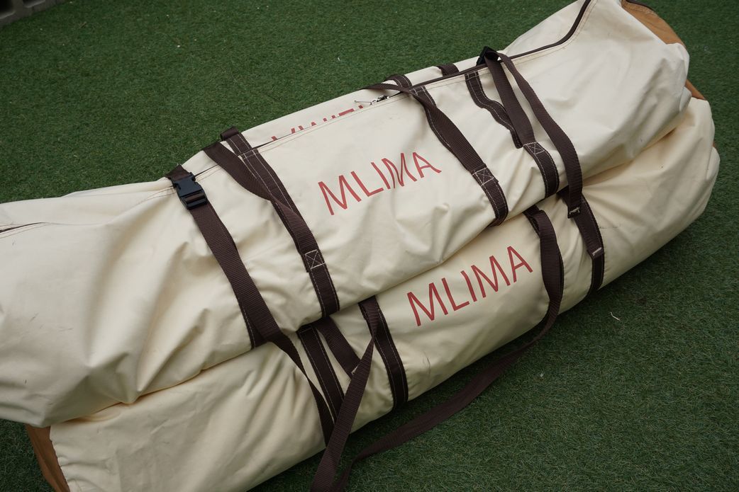 【Cotton Lodge Tent】MLIMA BAHARI-4 BROWN（4人份）Lima Bahari 4 Brown美品 原文:【コットン　ロッジテント】　MLIMA　BAHARI-4　BROWN　（4人用）　リマ　バハリ４ ブラウン 　美品　