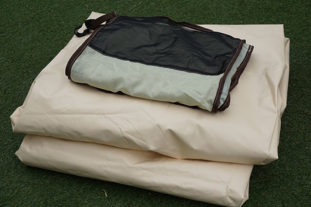 【Cotton Lodge Tent】MLIMA BAHARI-4 BROWN（4人份）Lima Bahari 4 Brown美品 原文:【コットン　ロッジテント】　MLIMA　BAHARI-4　BROWN　（4人用）　リマ　バハリ４ ブラウン 　美品　