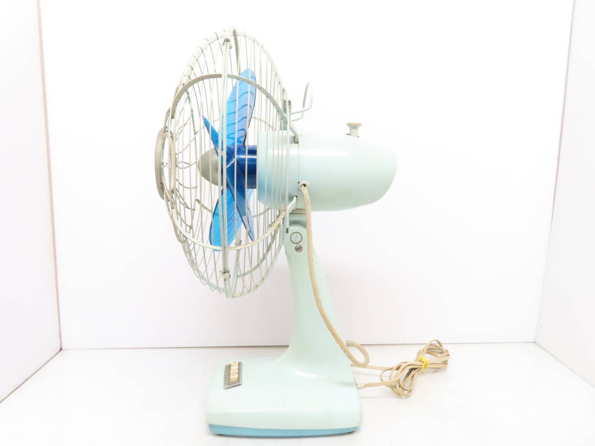 National ナショナル 2重首振扇風機 3枚羽根 25cm 25FA ツートンスカイ