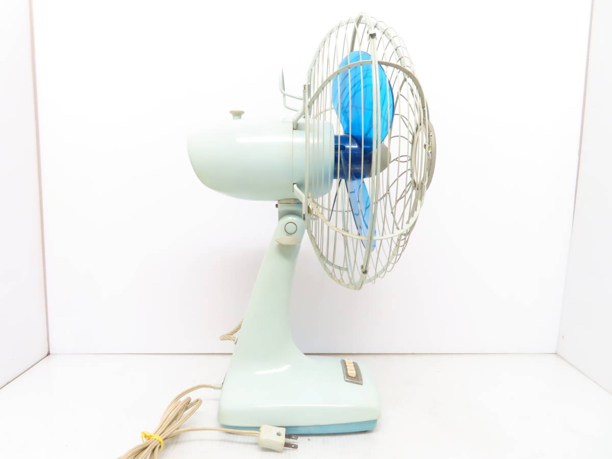 National ナショナル 2重首振扇風機 3枚羽根 25cm 25FA ツートンスカイ