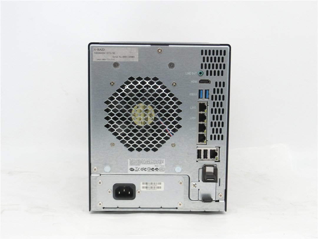  used [ Junk ] N-RAID 5800 series NR5800M-5TS/5E electrification only has confirmed HDD less free shipping 