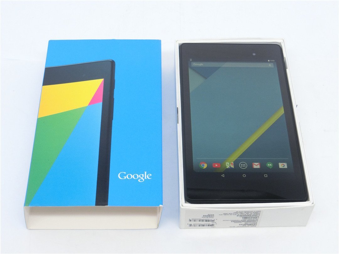 美品　ASUS Google Nexus7 K008 (ME571-16G) 16GB Blackエイスース ネクサス セブン 7型ワイド液晶　　送料無料_画像3