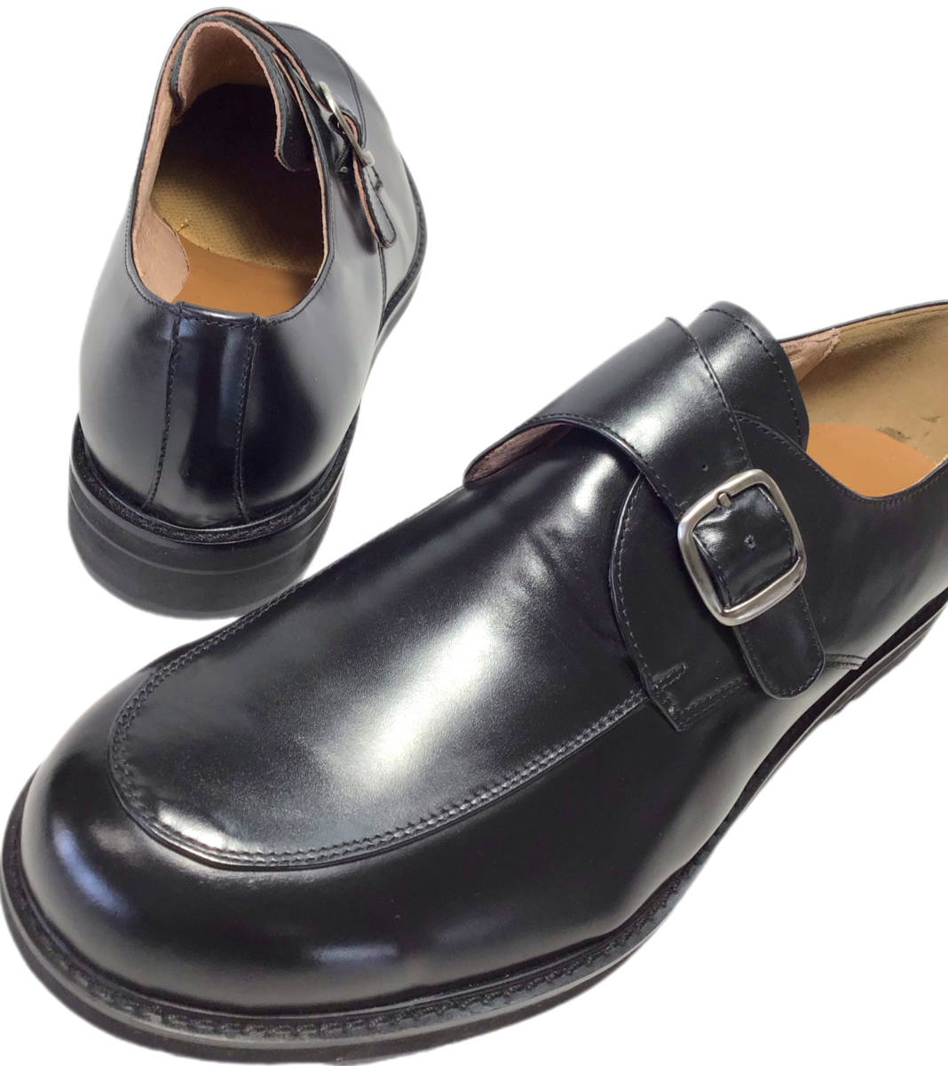 TROBELLDAN TR8003 ブラック 30cm ベルト 紳士靴 ビジネスシューズ 冠婚葬祭 ビックサイズ キングサイズ_画像8