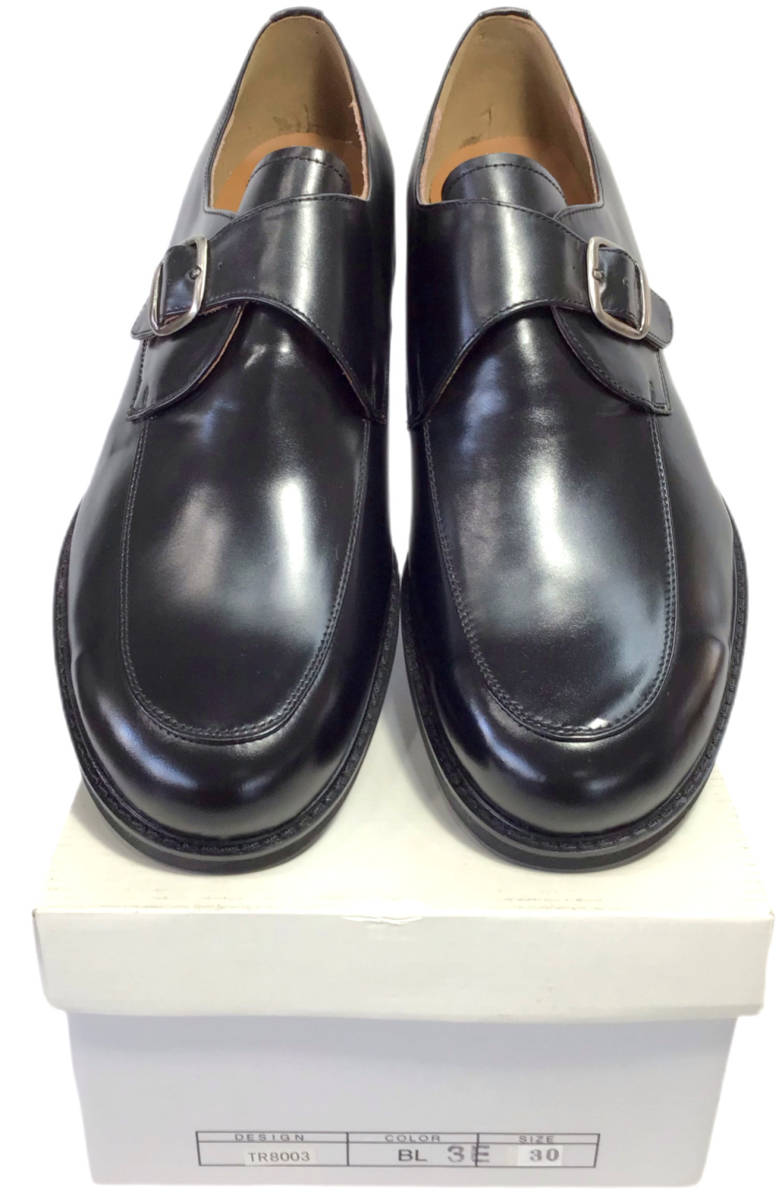 TROBELLDAN TR8003 ブラック 30cm ベルト 紳士靴 ビジネスシューズ 冠婚葬祭 ビックサイズ キングサイズ_画像10