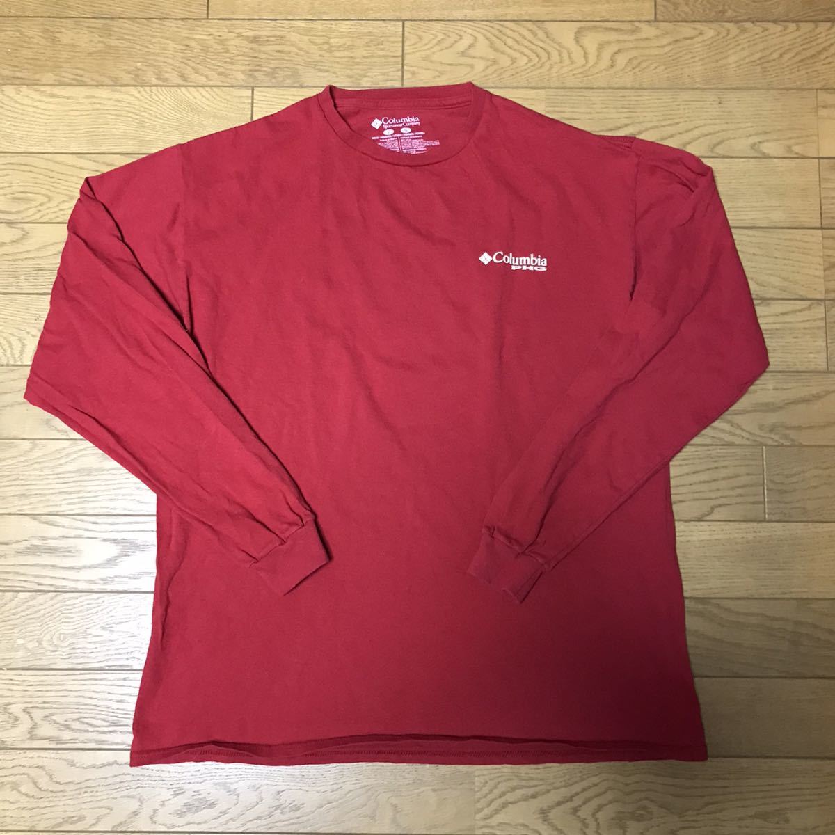 Columbia “PHG” PERFORMANCE HUNTING GEAR MEN’S LONG SLEEVE T-SHIRTS size-L(着丈68身幅54) 中古(超美品) 送料無料 NCNR_画像2