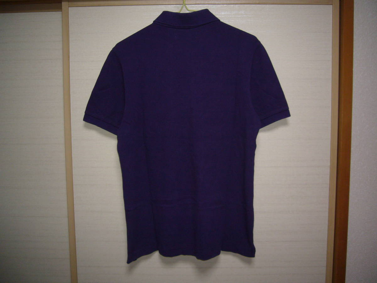 アディダス ファイヤーバード半袖ポロシャツ 紫 Mサイズ_画像2