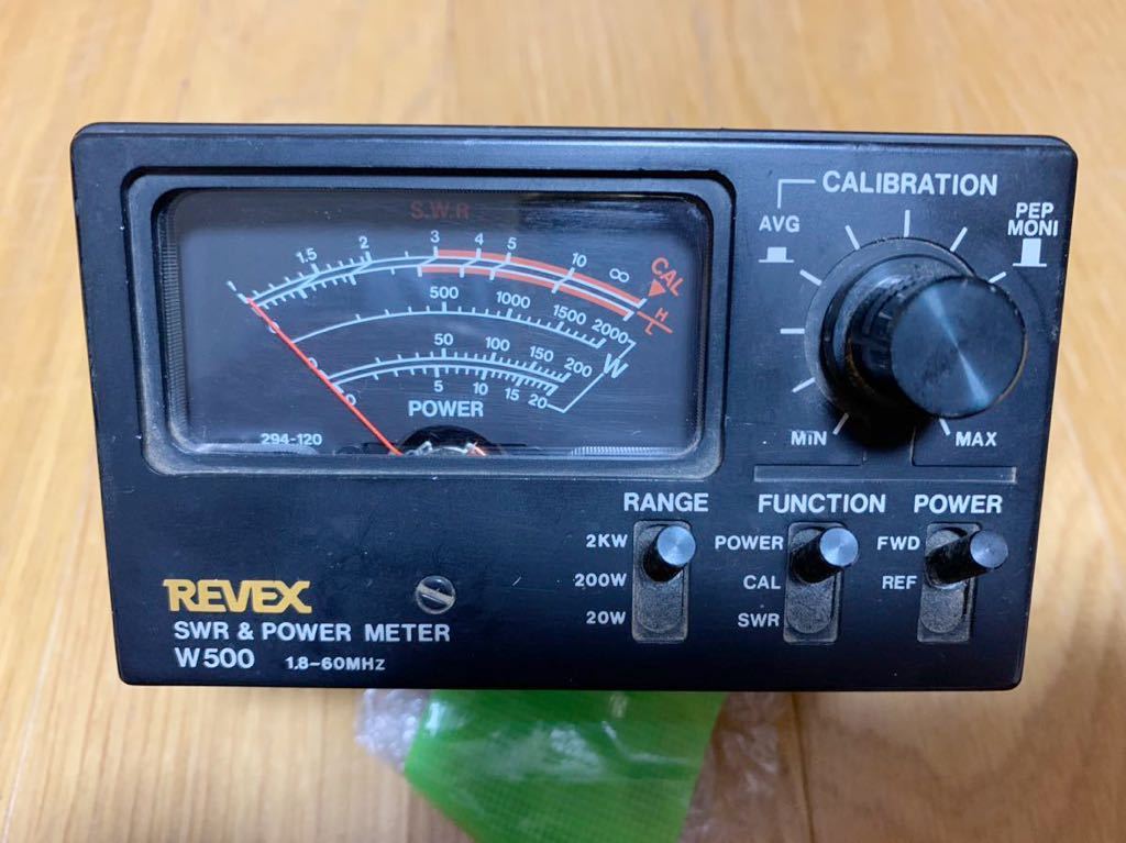 REVEX W500 1.8〜60Mhz対応 2KW計 SWR計 CB無線 リーベックス NASA