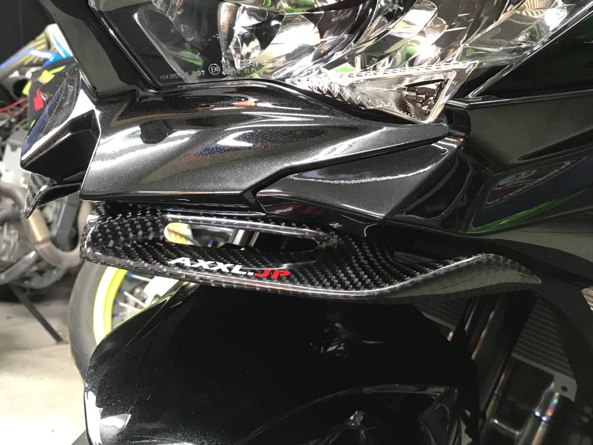 在庫あり AXXL ZX25R カーボン ウィングレット ZX-25R カスタム ウィング WINGLET_画像6