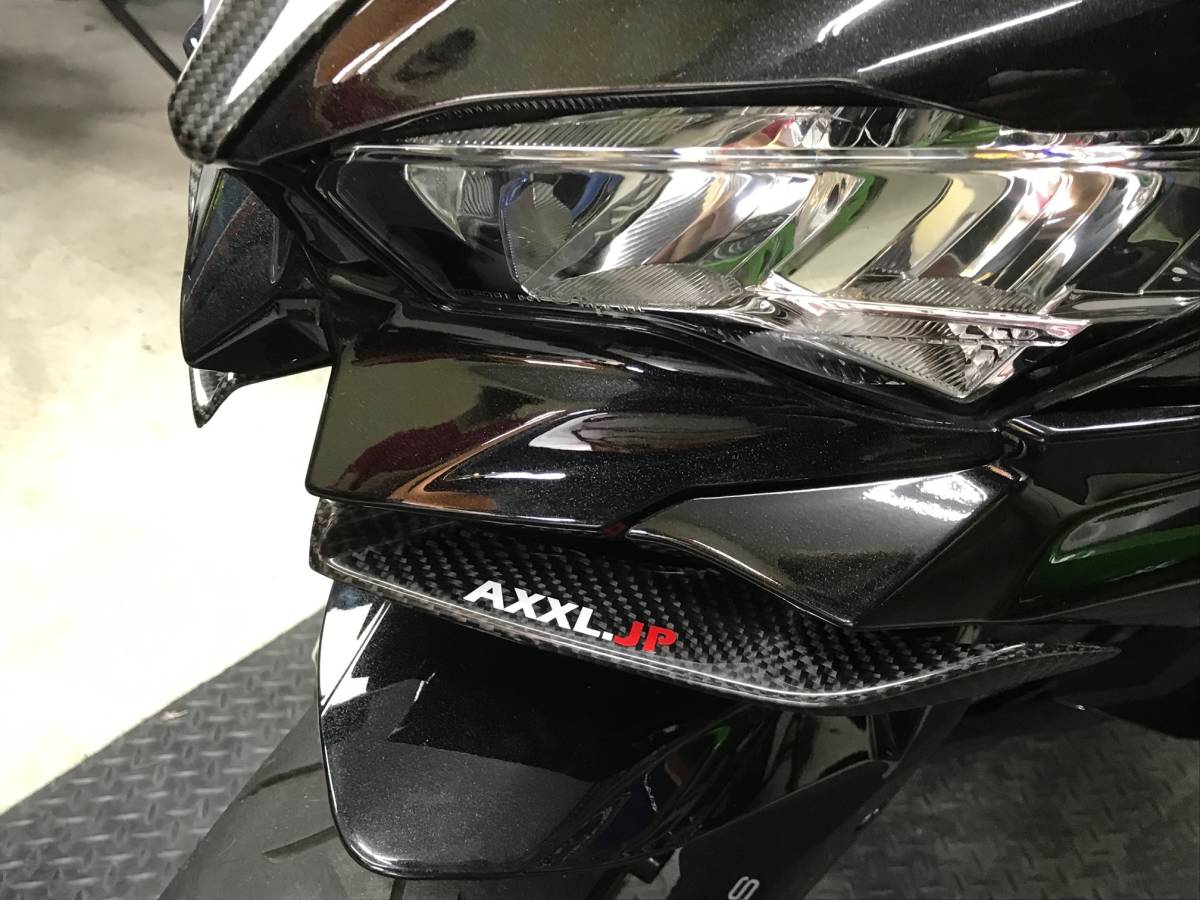 在庫あり AXXL ZX25R カーボン ウィングレット ZX-25R カスタム ウィング WINGLET_画像1