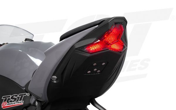 日本未発売 ! TST製 ZX6R 19- / ZX25R プログラミング機能付 スモーク LEDテールライト ウィンカー内蔵 ZX-6R ZX-25R_画像1