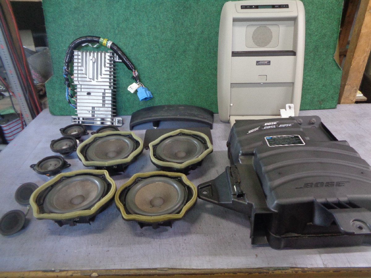 MPV LY3P BOSE flip down woofer amplifier tweeter speaker set 