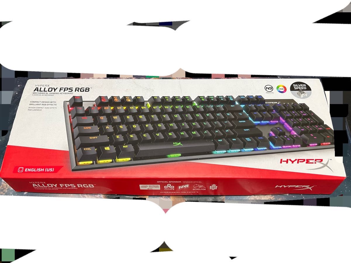 FN-02】HyperX ALLOY FPS RGB メカニカルゲーミングキーボード HXｰ