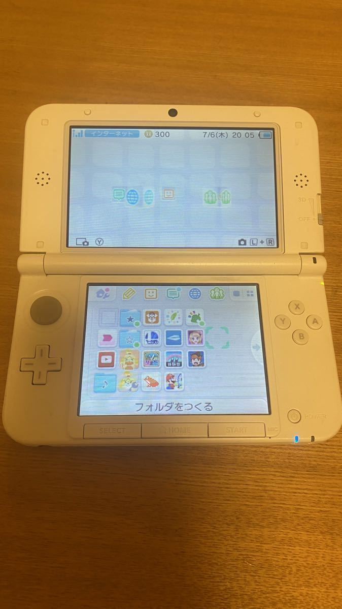 任天堂3DS LL ホワイト ピンク ポケバンク ポケットモンスターサン 正規品