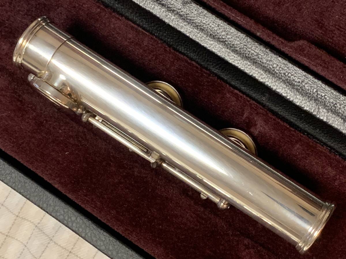 フルート　ヤマハ　YFL-312　美品　Eメカニズム装備　頭部管銀　￥１４万　FLUTE YAMAHA_画像6