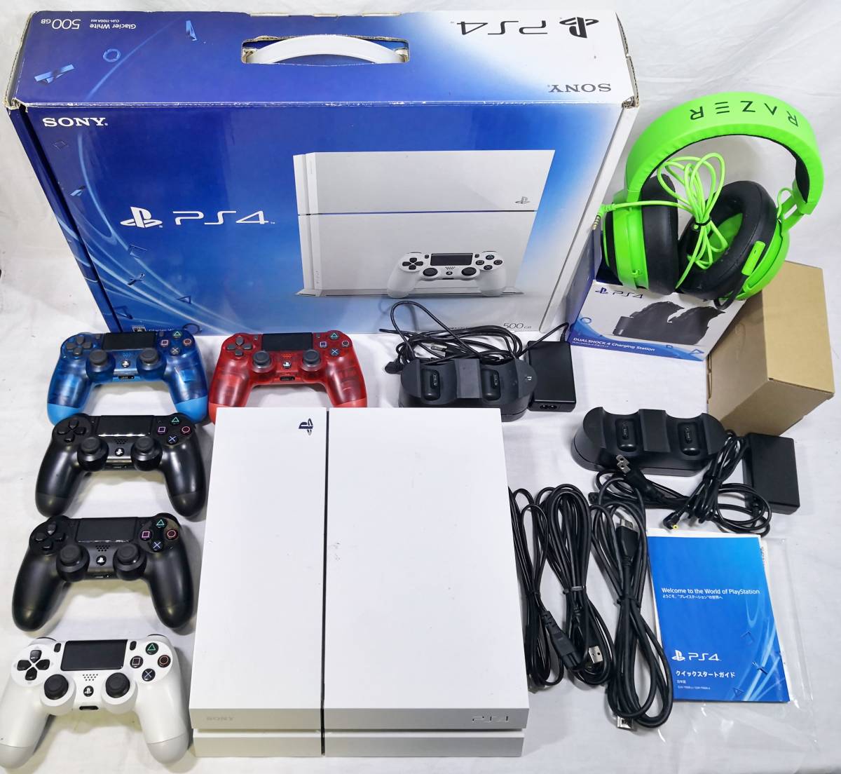 ヤフオク! - 【PS4本体 500GB (CUH1100AB02) 純正...