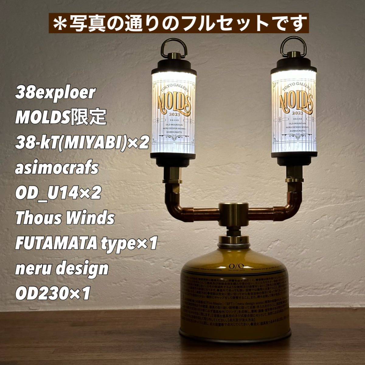 MOLDS 38灯×2個 アシモ ネル FUTAMATAタイプ フルセット