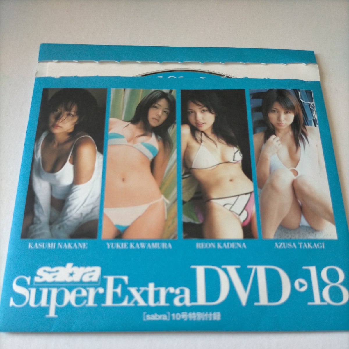 仲根かすみ 川村ゆきえ かでなれおん 高木梓 sabra SUPER EXTRA DVD Vol.18 Sabra 2005年 10号 特別付録_画像1