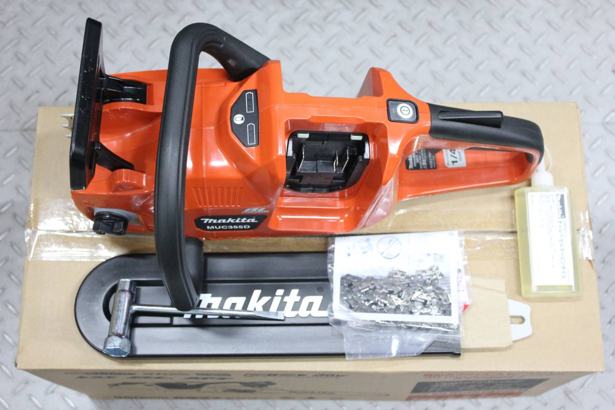 定番人気! 18V+18V→36V 充電式チェンソー マキタ 安心保証付 MUC355DZFR MUC353DZFRのダブルナット仕様 本体のみ(バッテリ・充電器別売) チェーンソー 定番人気! 18V+18V→36V 充電式チェンソー マキタ 安心保証付 MUC355DZFR MUC353DZFRのダブルナット仕様 本体のみ(バッテリ・充電器別売) チェーンソー