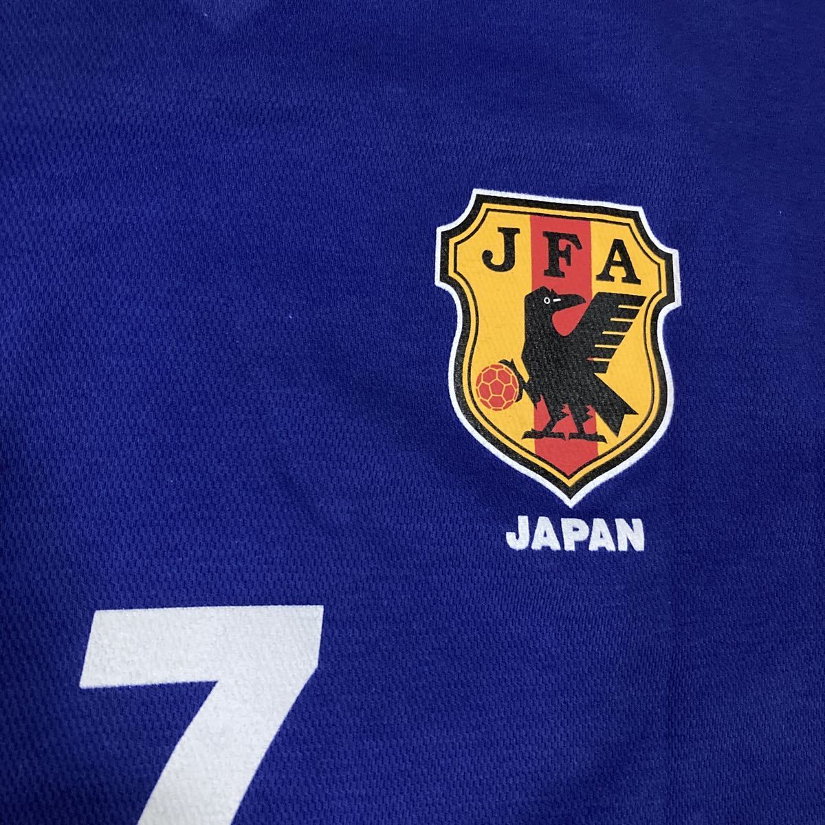 デッドストック 中田英寿 JFA オフィシャル Tシャツ メンズ L ブルー