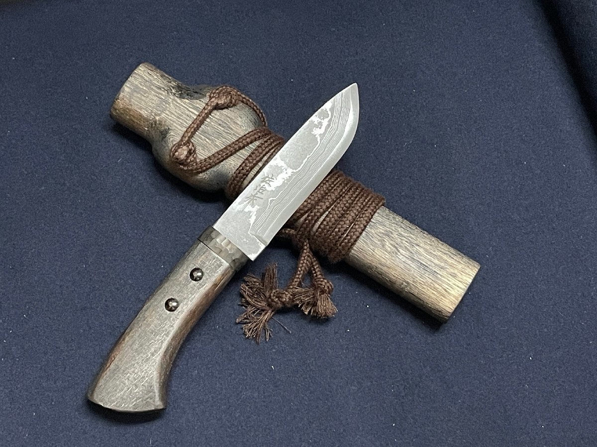 佐治武士　別注シカリ 105mm　白紙多層鋼　和式ナイフ