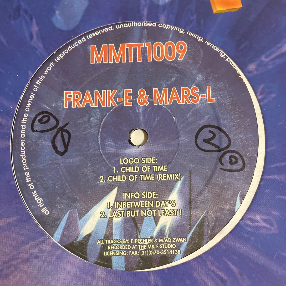 FRANK-E & MARS-L / CHILD OF TIME/inbetween days/last but not least!/master maximum. ハッピーハードコア ハピコア happy hard coreの画像1