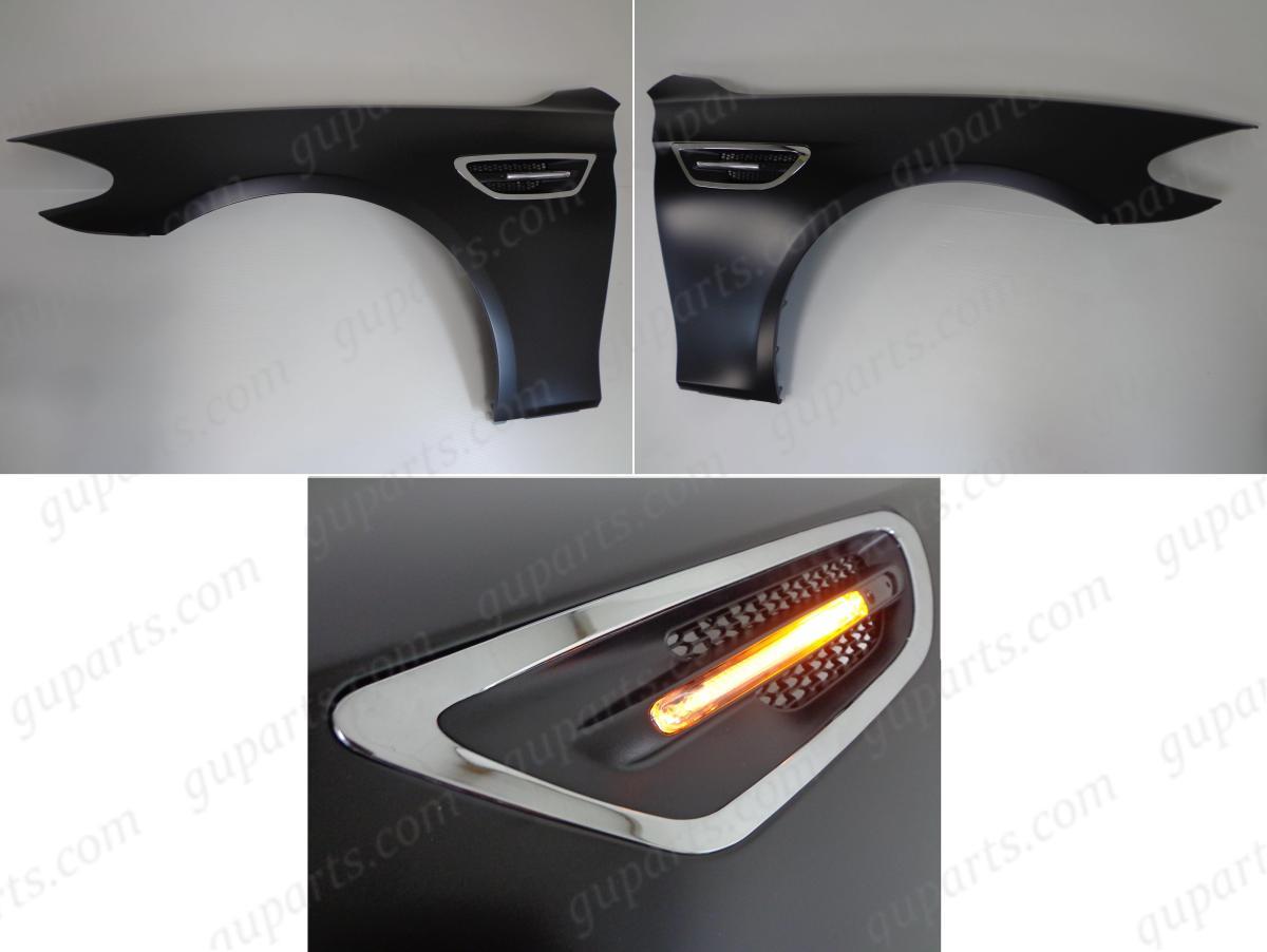 BMW 5 F10 F11 523i 528i 535i 550i 523d HV5 M スポーツ → M5 LOOK 2010～ フロント フェンダー 左 右 LED 41357248659 41357248660_画像2